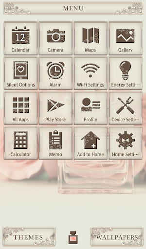Elegant Wallpaper Rose＆Perfume Theme Screenshot 1