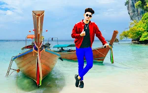 Water bike photo editor boat Screenshot 1