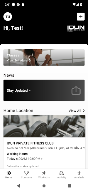 IDUN PRIVATE FITNESS CLUB Screenshot 1