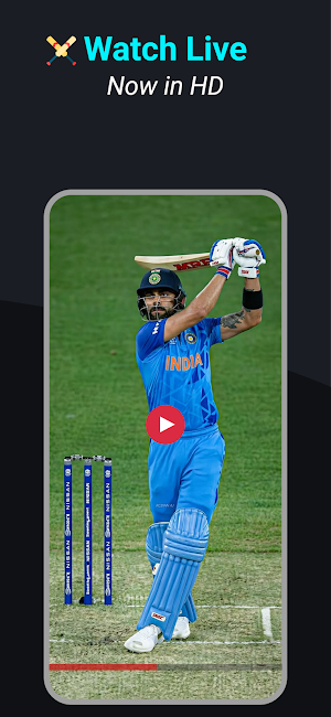 Live Cricket TV HD Streaming Screenshot 3
