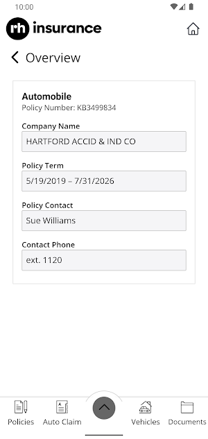 RH Insurance Inc. Mobile Screenshot 3