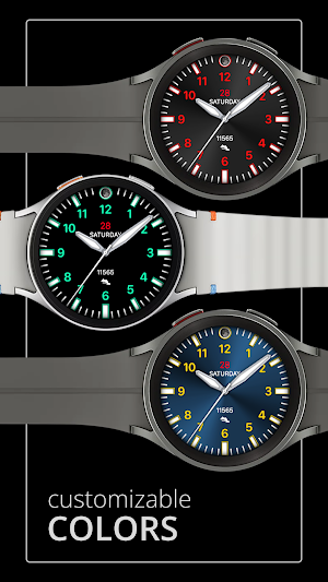 DADAM125: Analog Watch Face Screenshot 2