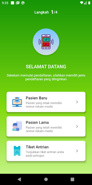 Antrian Online RSUP dr. Tadjuddin Chalid Screenshot 1