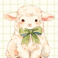 Fluffy Lamb and Clovers Theme