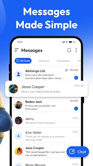 Messages – Text SMS Organizer Screenshot 2
