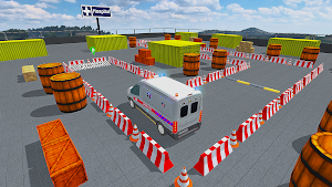 Ambulance Parking Game 3D 2024 Screenshot 0