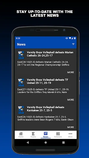 Lincoln-Way East Griffins Screenshot 3
