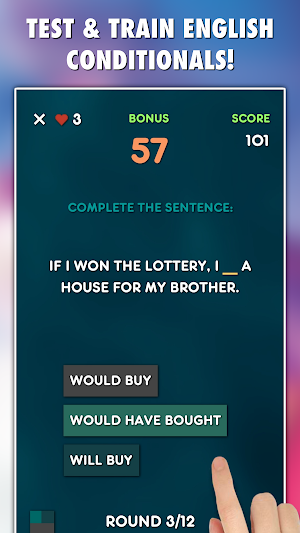 Conditionals Grammar Test PRO Screenshot 0