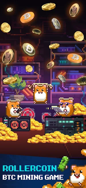 RollerCoin: Crypto Mining Game Screenshot 0