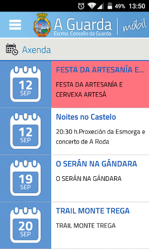 Concello da Guarda Screenshot 2