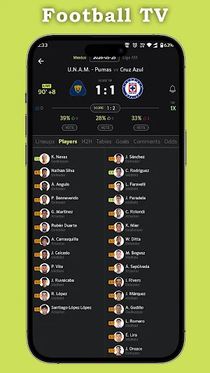 Live Football TV HD Streaming Screenshot 1