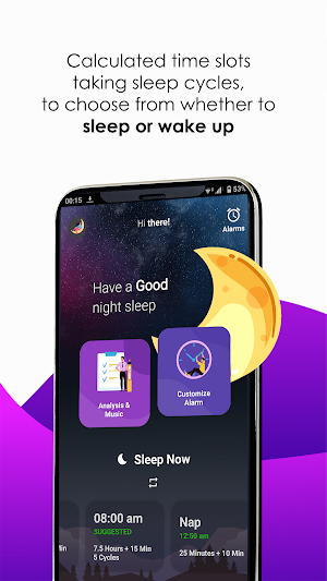SleepRoute - Scientific Alarm Screenshot 1