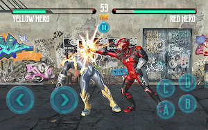 Dino Hero Fight Morphin Power Wars Legend Battle Screenshot 0