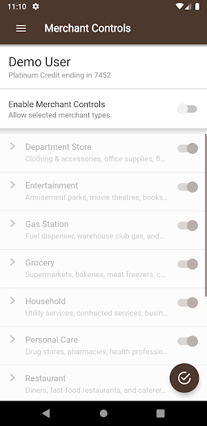 HSCCU CardNav Screenshot 1