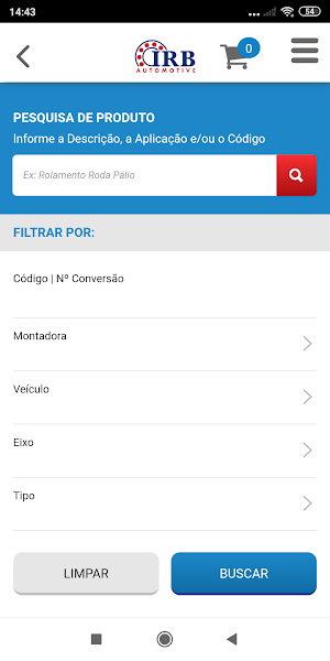 IRB - Catálogo Screenshot 1