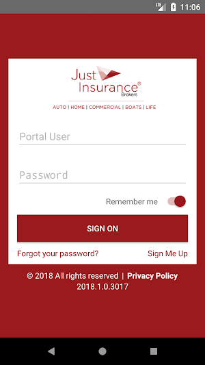 Just Insurance Brokers Online Screenshot 0