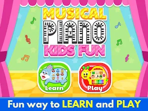 Musical Toy Piano For Kids Screenshot 0
