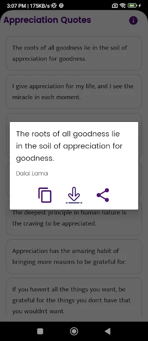 Appreciation Quotes and Saying Screenshot 1