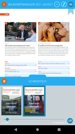 BaumarktManager E-Paper Screenshot 2