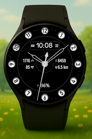 Minimal Hybrid Watch Face Screenshot 0