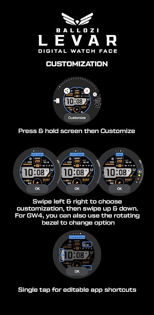 BALLOZI Levar Watch Face Screenshot 3