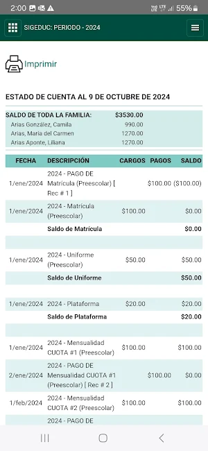 Sigeduc App Screenshot 3