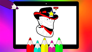 Brawl Stars Coloring Book Screenshot 2