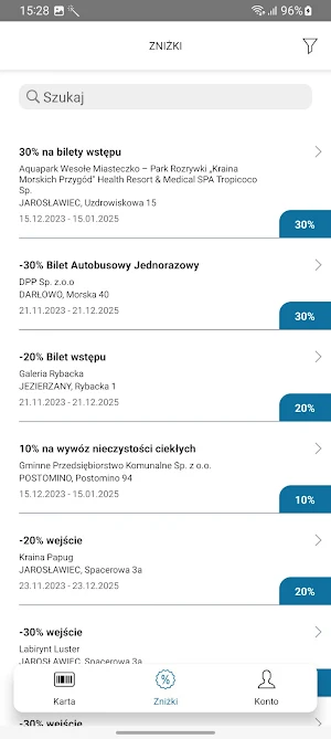 Karta Mieszkańca Postomino Screenshot 3