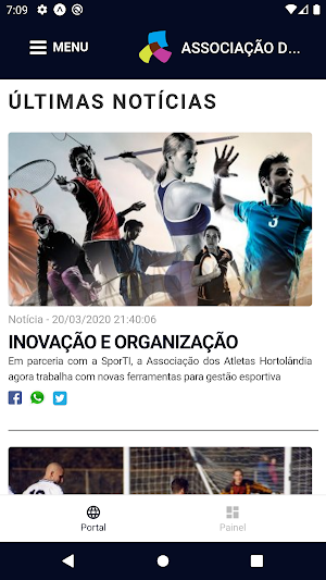 Associação Atletas Hortolândia Screenshot 1