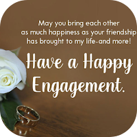 engagement wishes for friend