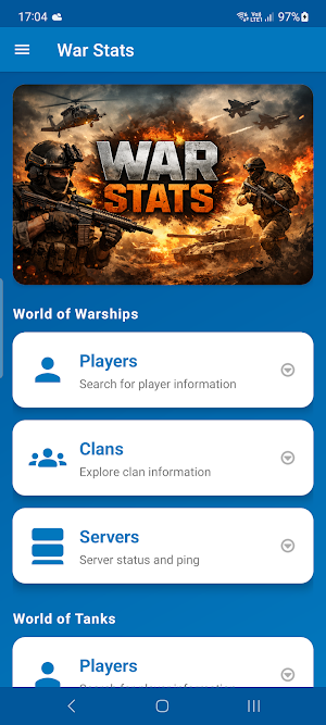 War Stats Screenshot 1