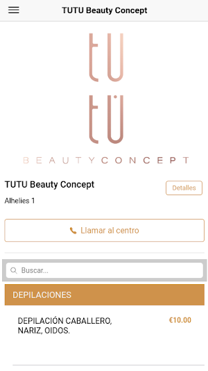 TUTÚ Beauty Concept Screenshot 0