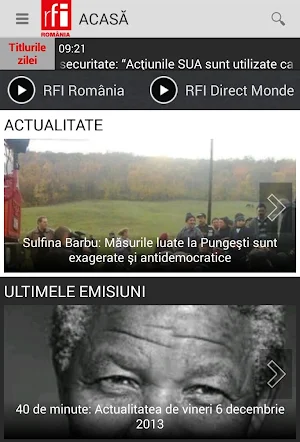 RFI România Screenshot 0