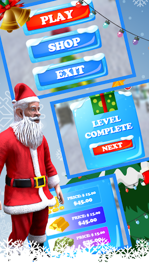 Christmas Santa Gifts Rush Screenshot 1