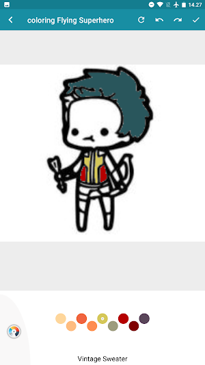 Amazing Superhero Coloring Screenshot 3