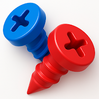 Screw Puzzle - Link and build