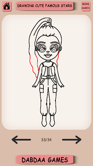 Drawing Cute Famous Stars😎🎨 Screenshot 1