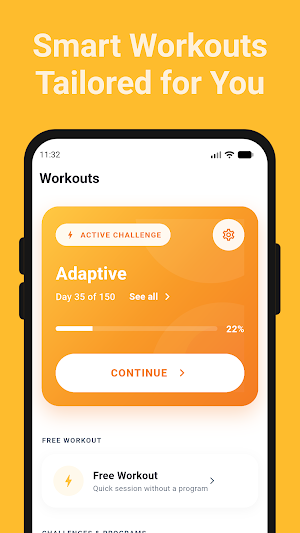 PushApp: Push-Up Workouts Screenshot 1