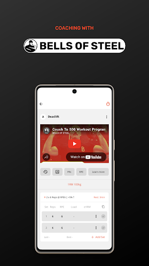 Bells of Steel Training App Screenshot 3