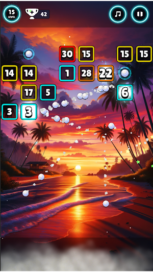 Ball bouncer : bricks breaker Screenshot 1
