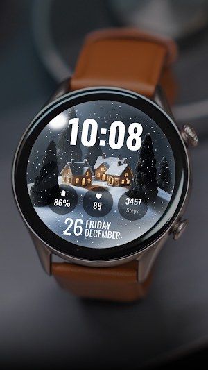 Winter Watch Face [Animated] Screenshot 1