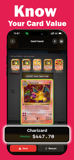 TCG Card Scanner Screenshot 2