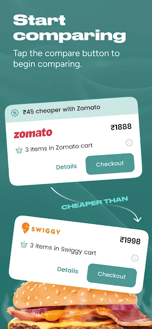 GetDirect - Compare Food Apps Screenshot 3