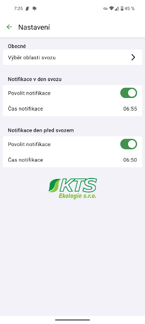 KTS Ekologie – Kalendář Screenshot 2