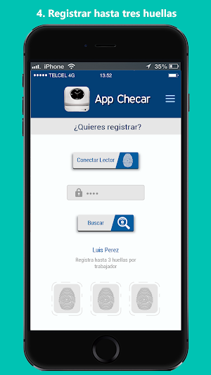 App Checar Fingerprint Screenshot 2