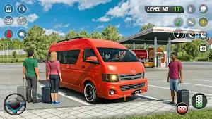 Mini Coach Bus 3d City Bus Sim Screenshot 0