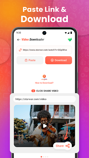 All video downloader and saver Screenshot 1