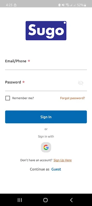 Sugo App Screenshot 3
