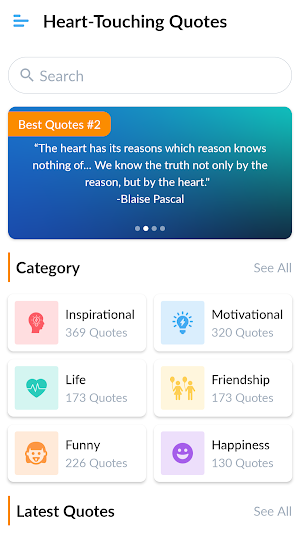 Heart-Touching Quotes Screenshot 1