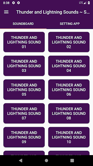 Thunder and Lightning Sound Collections Screenshot 0